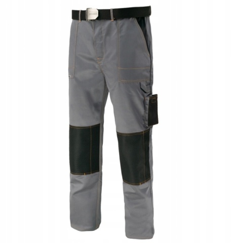 GrandMaster+ GREY SPODNIE DO PASA ROBOCZE SIWE r.60