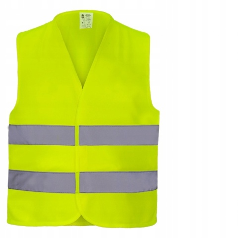 KAMIZELKA OSTRZEGAWCZA VEST2 YELLOW / XXL