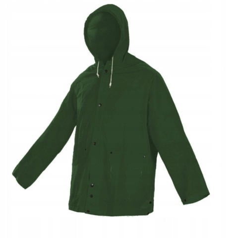 KPD GREEN KURTKA PVC PRZECIWDESZCZOWA ZIELONA r.XXXL