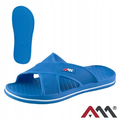 Klapki FLEX Niebieskie r.38