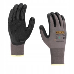 Rękawice Robocze Dzianina Nakrapiane Procera X-FLEX PLUS r.8