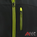 BEZRĘKAWNIK SOFTSHELL ODBLASKOWY MOCNY Kamizelka ocieplana BZR SOFTS r.3XL