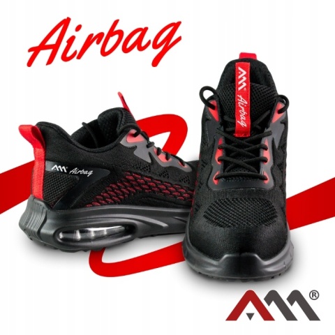 BUTY ROBOCZE Z METALOWYM PODNOSKIEM BTEX AIRBAG r.44