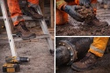 Buty Robocze TRZEWIKI OCHRONNE SKÓRZANE BEZ METALOWEGO PODNOSKA BTCRH r.47