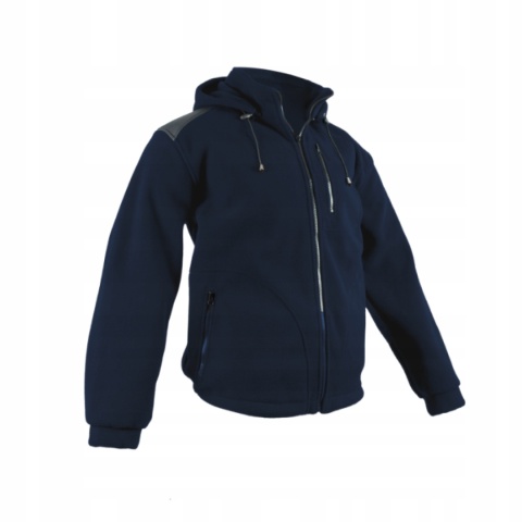 POLAR BLUZA POLAROWA ROBOCZA GRANATOWA OCIEPLANA ODPINANY KAPTUR NEXO r.XXL