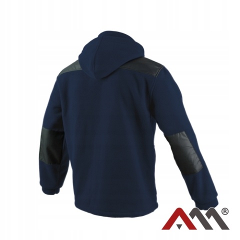 POLAR BLUZA POLAROWA ROBOCZA GRANATOWA OCIEPLANA ODPINANY KAPTUR NEXO r.M