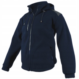 POLAR BLUZA POLAROWA ROBOCZA GRANATOWA OCIEPLANA ODPINANY KAPTUR NEXO r.S