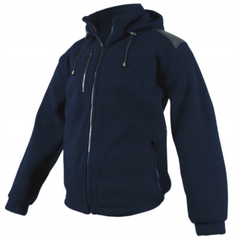 POLAR BLUZA POLAROWA ROBOCZA GRANATOWA OCIEPLANA ODPINANY KAPTUR NEXO r.S