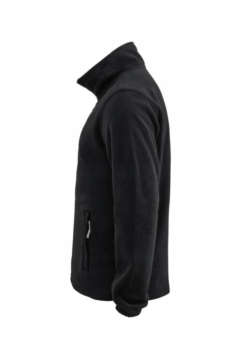 Polar MĘSKI ROBOCZY CIEPŁY CZARNY Bluza Polarowa UNISEX ZEN BLACK r.M