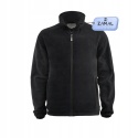Polar MĘSKI ROBOCZY CIEPŁY CZARNY Bluza Polarowa UNISEX ZEN BLACK r.M
