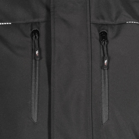 Kurtka Softshell Męska Czarna ART.MAS Odpinany Kaptur PRESTA r.XL