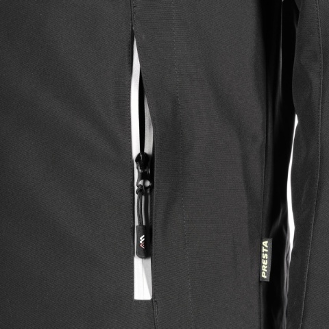 Kurtka Softshell Męska Czarna ART.MAS Odpinany Kaptur PRESTA r.XL