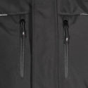 Kurtka Softshell Męska Czarna ART.MAS Odpinany Kaptur PRESTA r.M