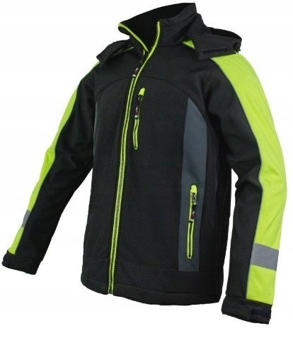 Kurtka Softshell Męski Odblaskowy ART.MAS CLASSWORK YELLOW r.3XL