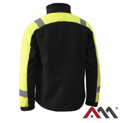 Kurtka Softshell Męski Odblaskowy ART.MAS CLASSWORK YELLOW r.M